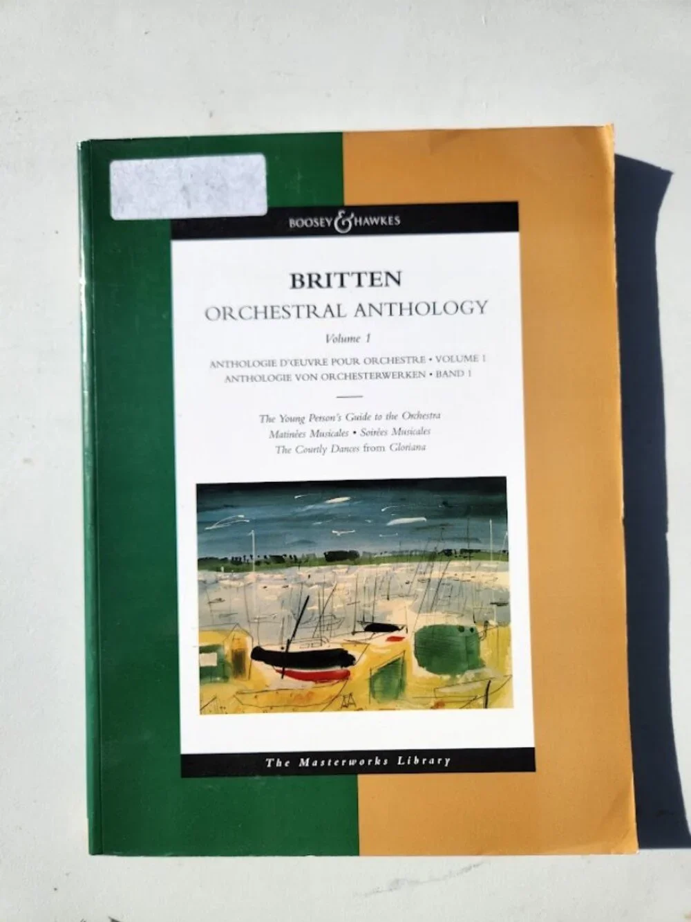 Britten Orchestral Anthology Volume 1 Boosey & Hawkes Masterworks Library Book